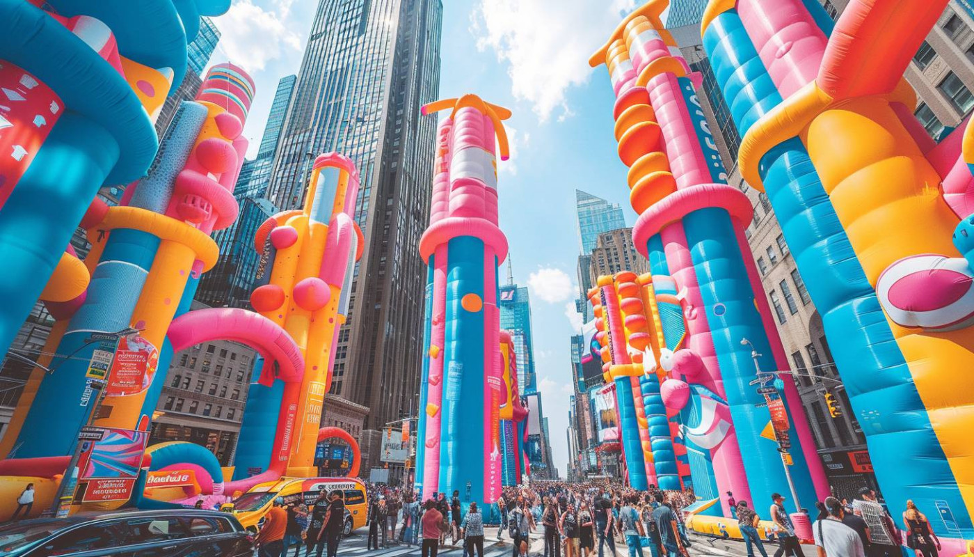 Economie - Comment les structures gonflables augmentent l'impact des campagnes publicitaires