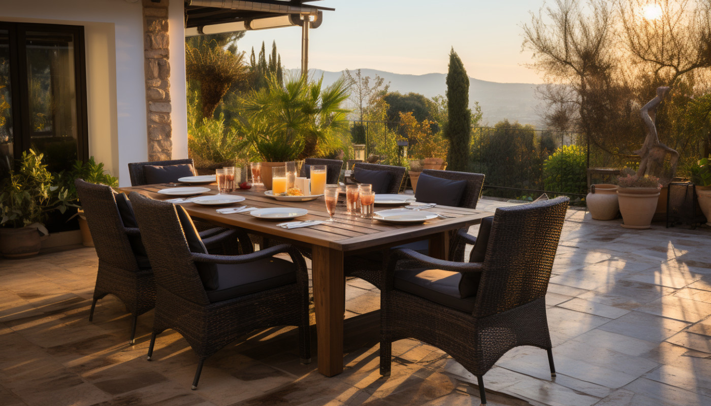 Comment nettoyer la terrasse en pierre naturelle?